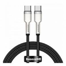 Кабель Baseus Metal USB-C - USB-C 1m (Черный)