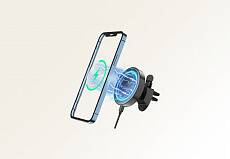 Автомобильный держатель Joyroom JR-ZS240 Magnetic Wireless 15W с MagSafe (Черный)