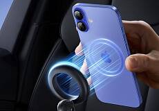 Автомобильный держатель UGREEN LP923 Magnetic Ring (Серый космос)