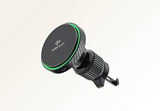 Автомобильный держатель ACEFAST D33 Magnetic Wireless Qi2 Charger 15W с MagSafe (Черный)