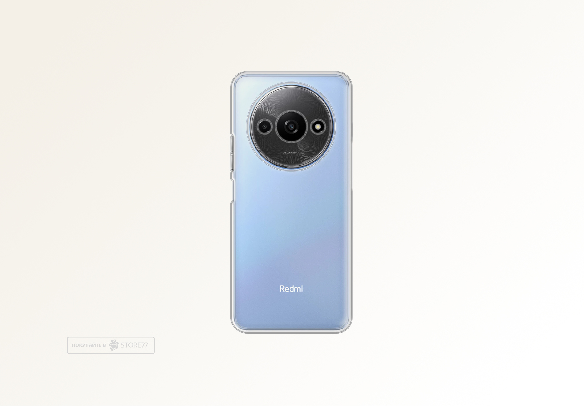 Чехол силиконовый для Xiaomi Redmi A3/A3x (Прозрачный)