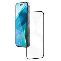 Защитное стекло VLP 2.5D для iPhone 16 (C черной рамкой)