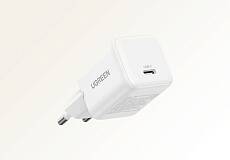 Сетевое зарядное устройство UGREEN X513 30W GaN USB-C (Белое)