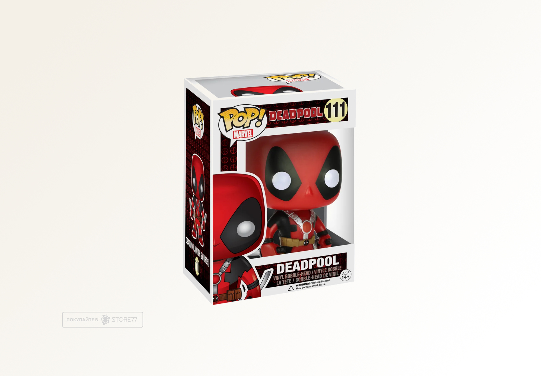 Фигурка Funko POP! Bobble Marvel Deadpool Two Swords (111)