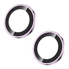 Защитное стекло Remax на линзы камер для iPhone 16/16 Plus (Pink)