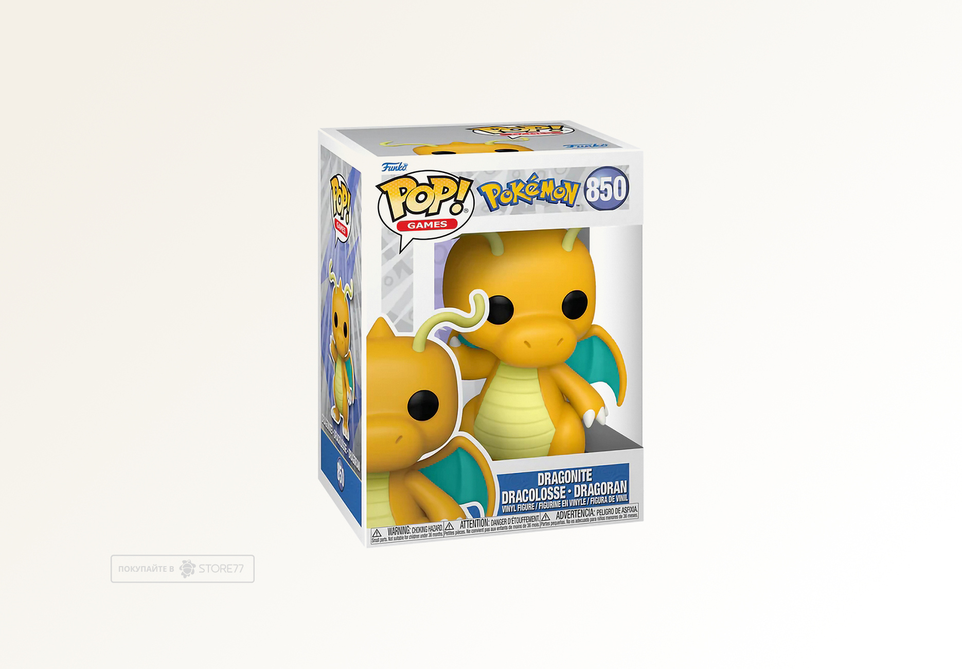 Фигурка Funko POP! Games Pokemon Dragonite (EMEA) (850)