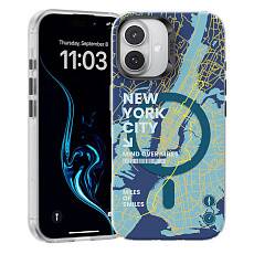 Чехол Benks для iPhone 16 New York с MagSafe