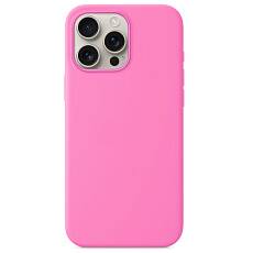 Чехол Protect для iPhone 16 Pro Magsafe Silicon Case Button (Peony)