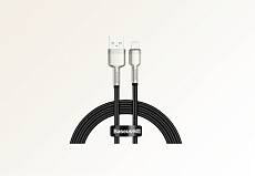 Кабель Baseus Cafule USB-A - Lightning Cable, 2m (Черный)