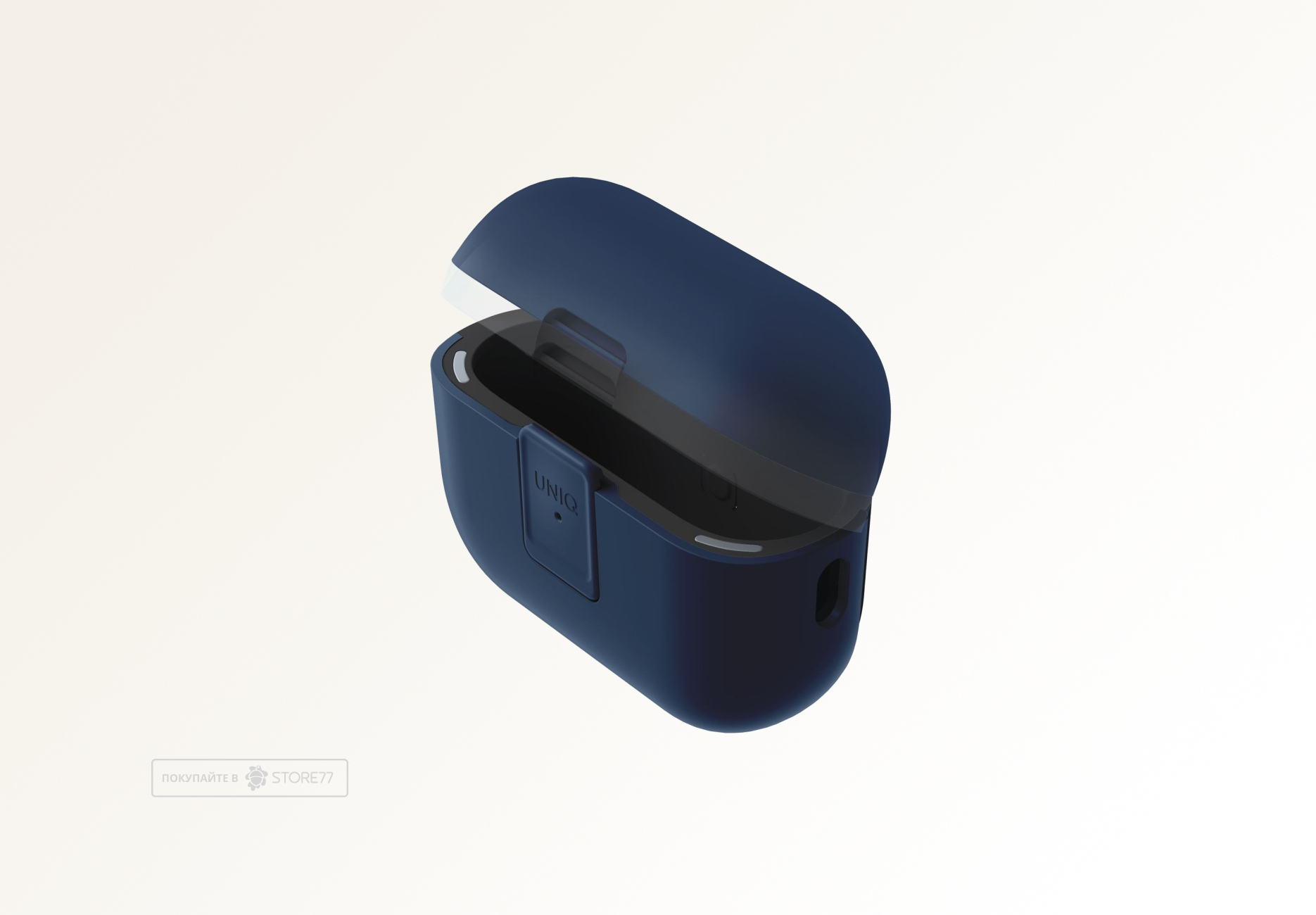 Чехол Uniq для Airpods Pro 2 Clyde (Синий/Серый)