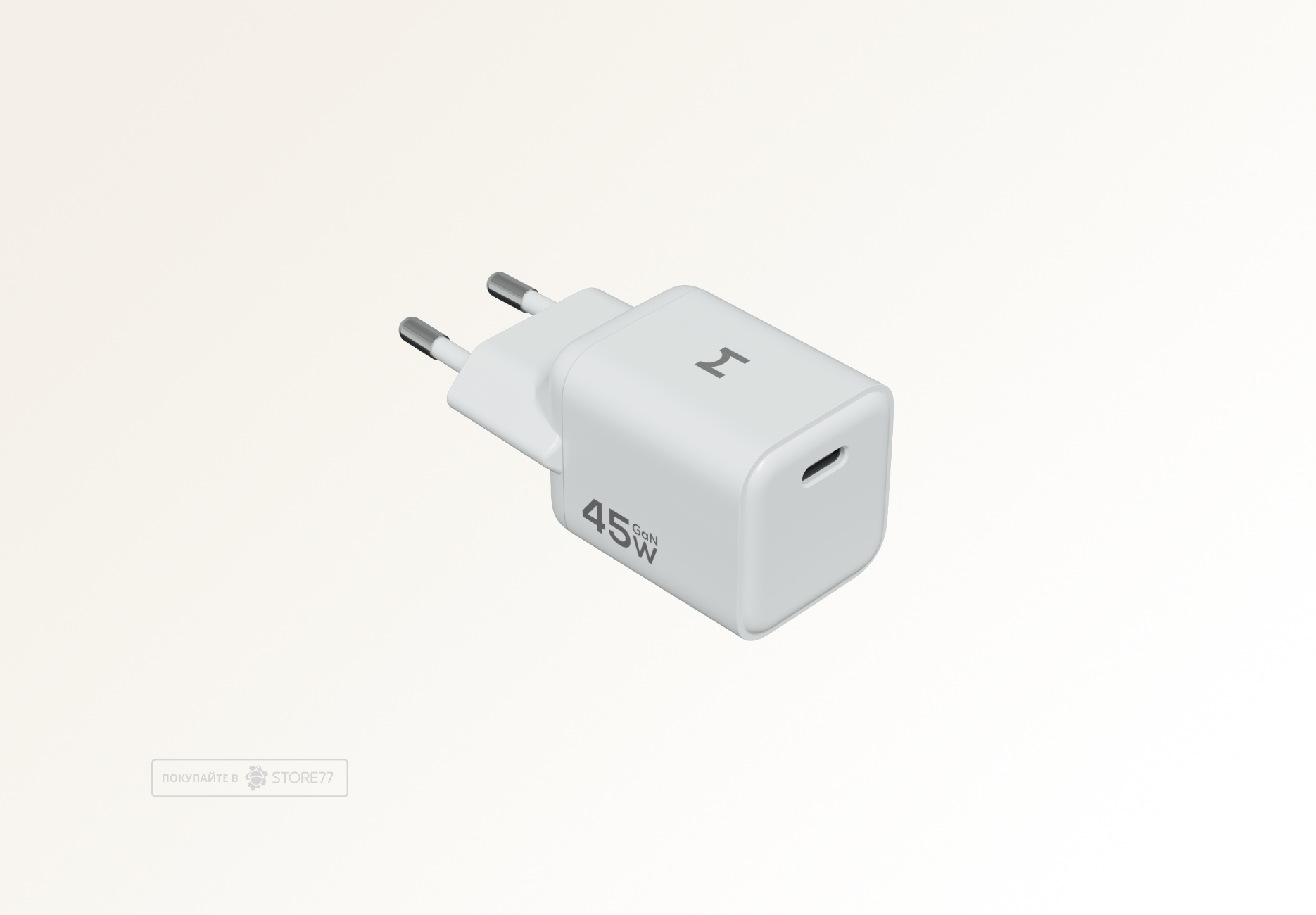 Сетевое зарядное устройство Magssory Nano 45W GaN USB-C (Белое)