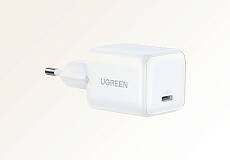 Сетевое зарядное устройство UGREEN X513 30W GaN USB-C (Белое)