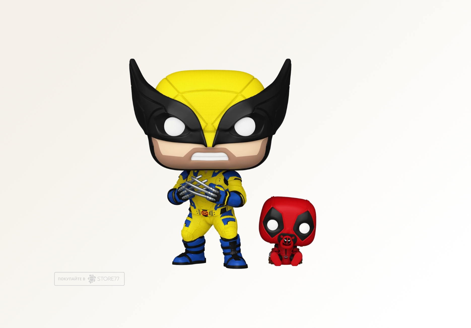 Фигурка Funko POP! Bobble Marvel Deadpool 3 Wolverine with Babypool (1403)