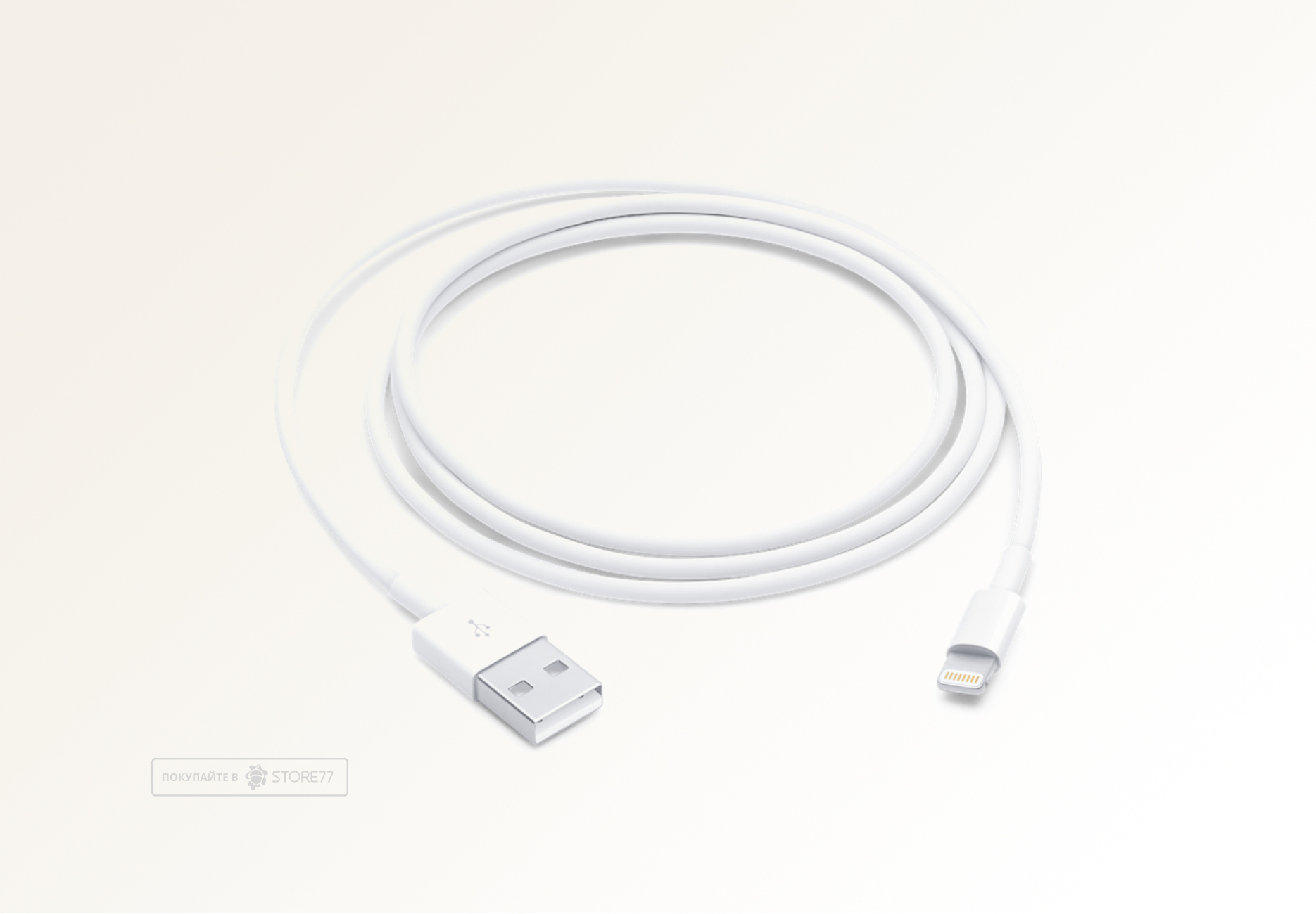 Кабель Apple USB-A - Lightning Cable 1.0m (Белый)