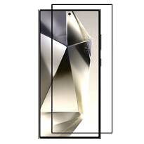 Защитное стекло для Samsung Galaxy S24 Ultra (С черной рамкой)