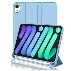 Чехол Classic Case для iPad mini (2021/2024) с отсеком для стилуса (Голубой)