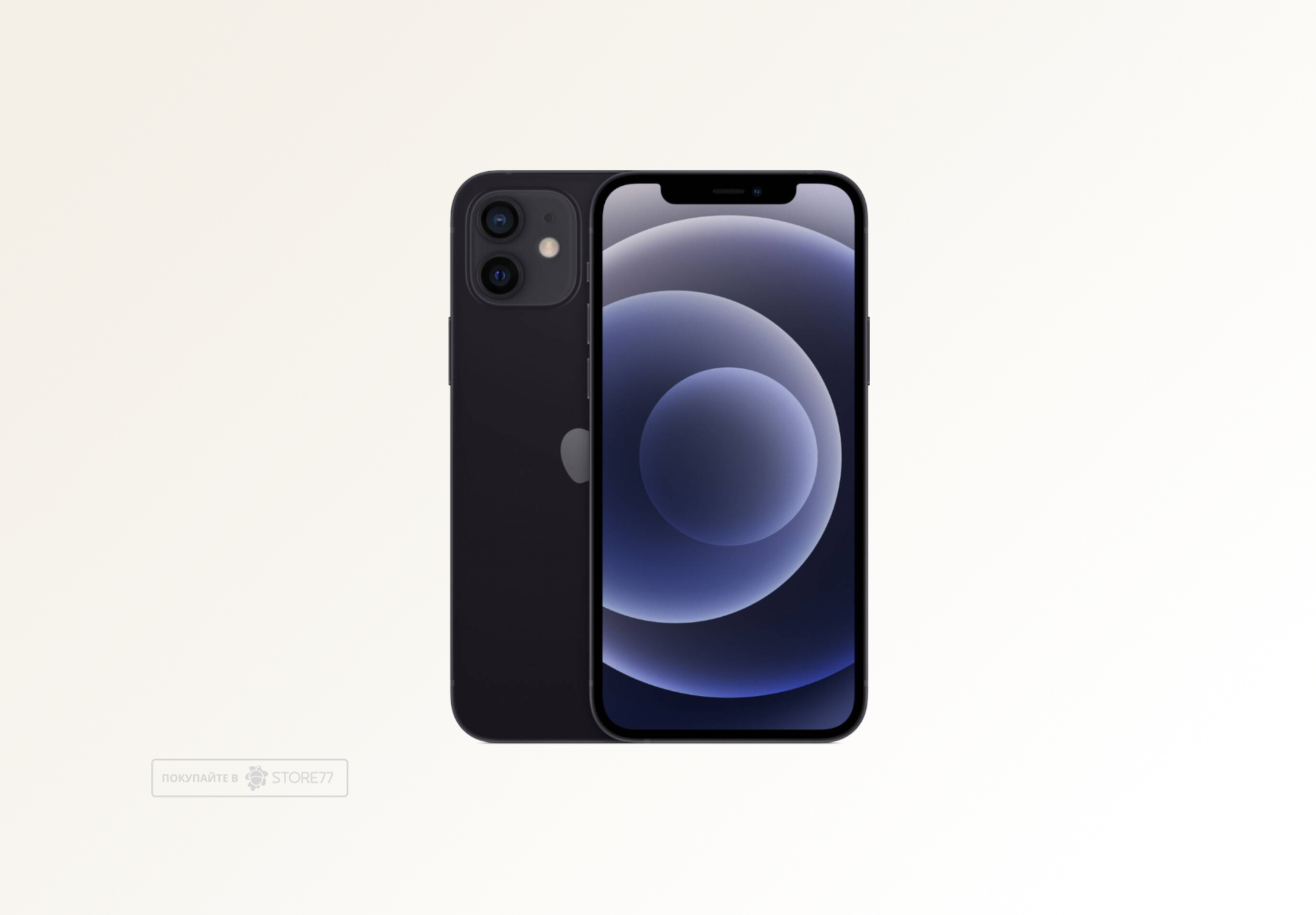 Телефон Apple iPhone 12 64Gb (Black) (Уценка)