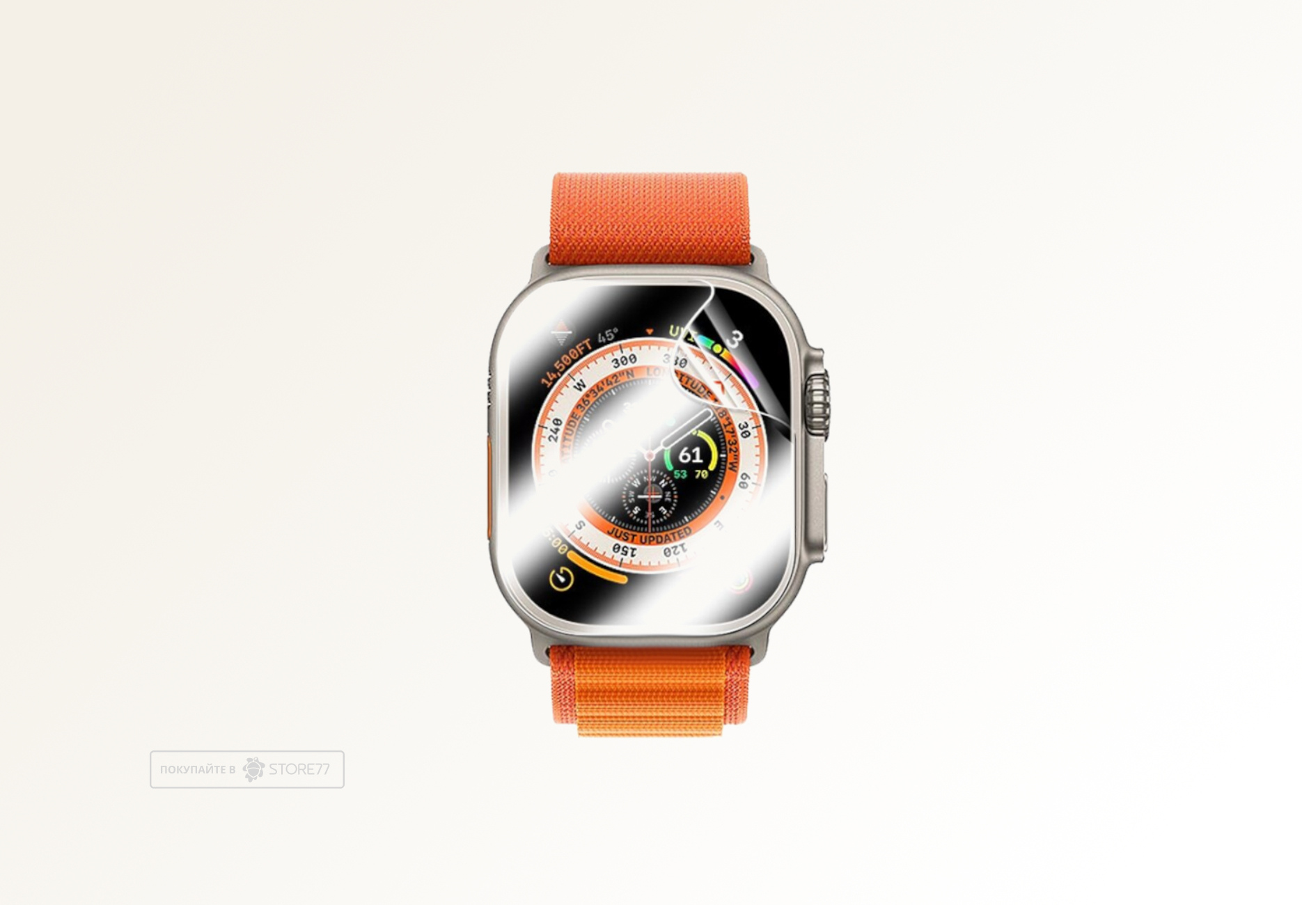 Гидрогелевая пленка для Apple Watch 49mm (Глянцевая)