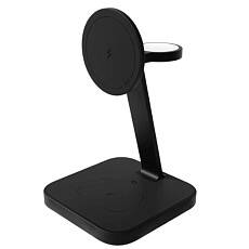 Беспроводное зарядное устройство VLP Unity 3в1, для Apple, Qi2 (Черный)