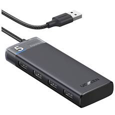 Переходник UGREEN CM653 4-in-1 4xUSB-A (Черный)