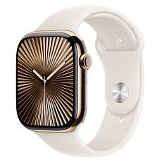 Ремешок Sportband для Apple Watch 44/45/46/49mm силиконовый (Бежевый)