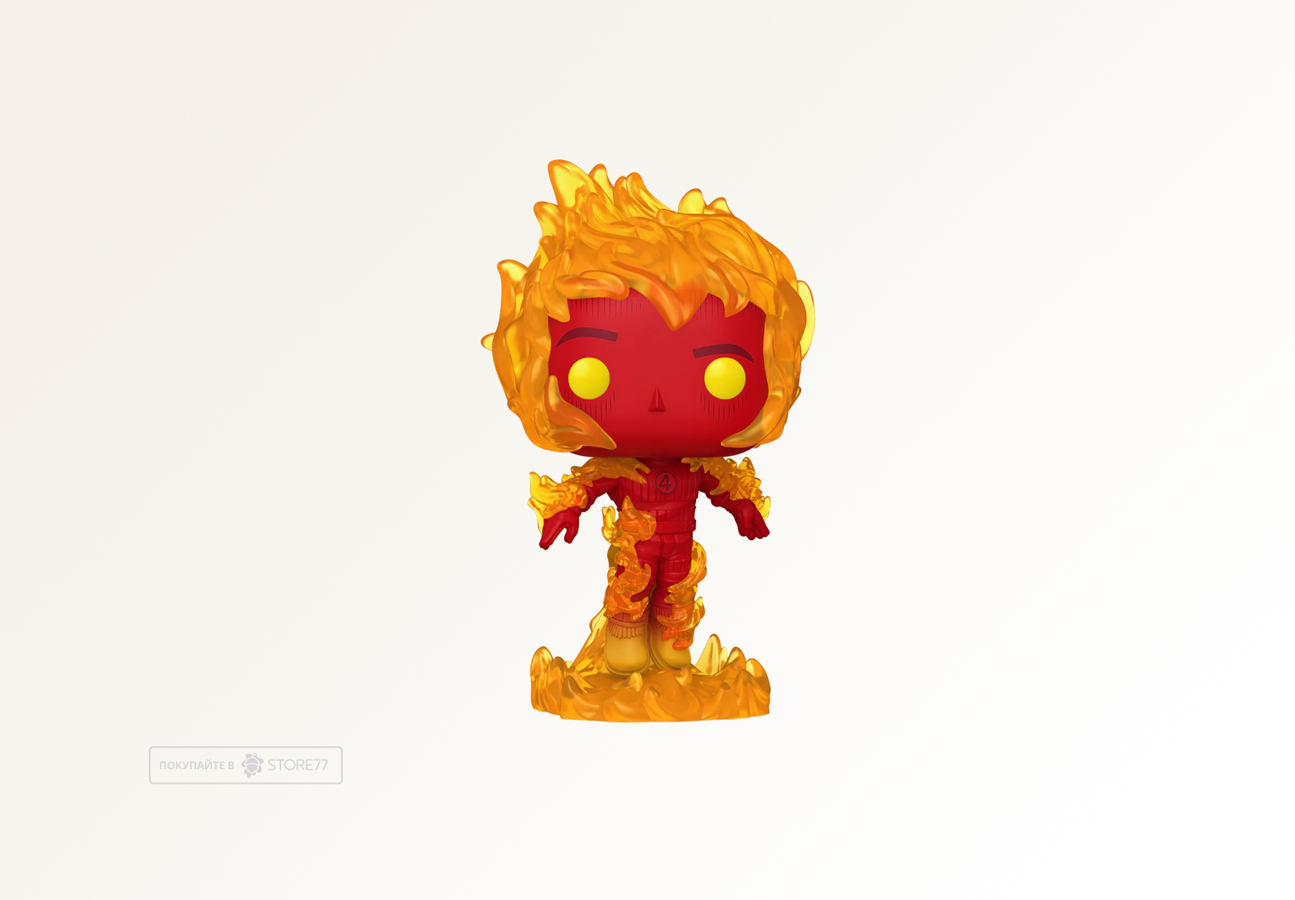 Фигурка Funko POP! Bobble Marvel Fantastic Four FF Human Torch (1517)