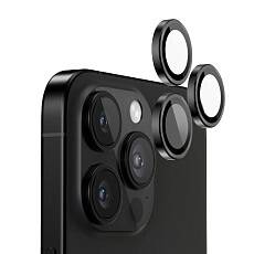 Защитное стекло на линзы камер для iPhone 16 Pro/Pro Max (Black Titan)