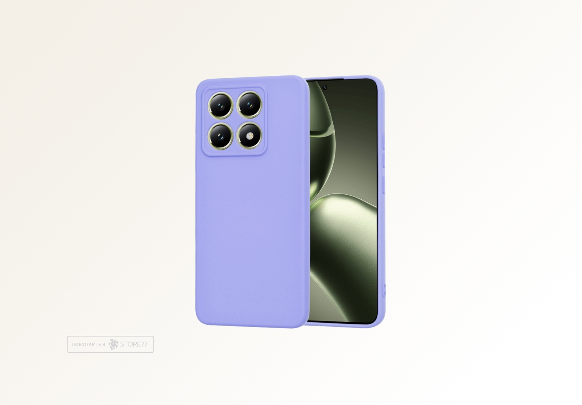 Чехол силиконовый Silicon Cover для Xiaomi 14T (Лаванда)