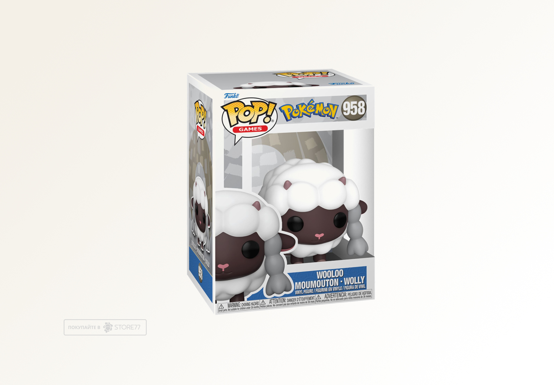 Фигурка Funko POP! Games Pokemon Wooloo (EMEA) (958)
