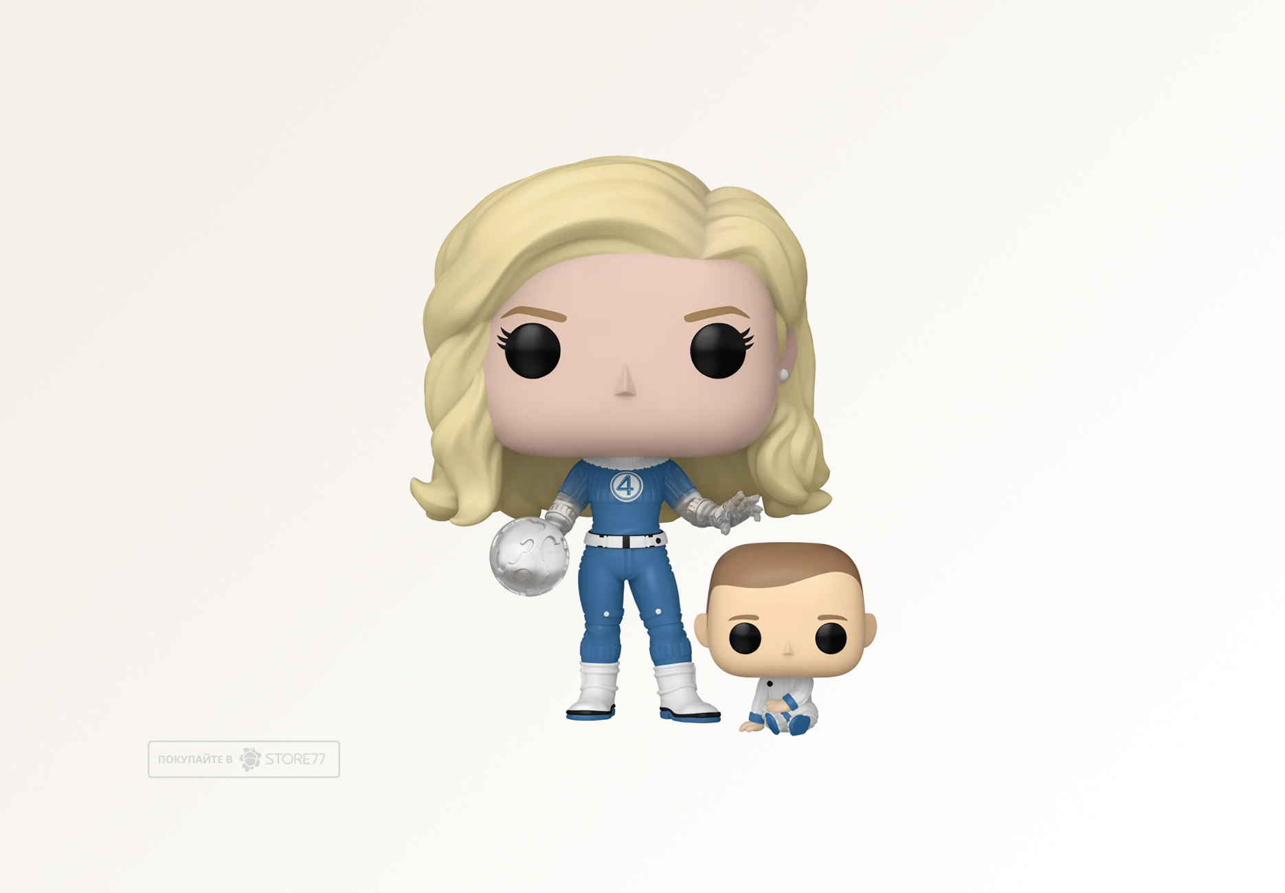 Фигурка Funko POP! Bobble Marvel Fantastic Four FF Invisible Woman & Franklin (1514)