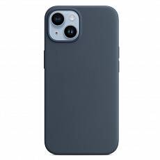 Чехол Protect для iPhone 14 Plus Silicon Case (Storm Blue)