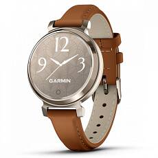 Умные часы Garmin LILY 2 Classic 35mm Cream Gold Case with Tan Leather Band