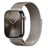 Часы Apple Watch Series 10 46mm Natural Titanium Case, Milano Loop (Natural) M/L