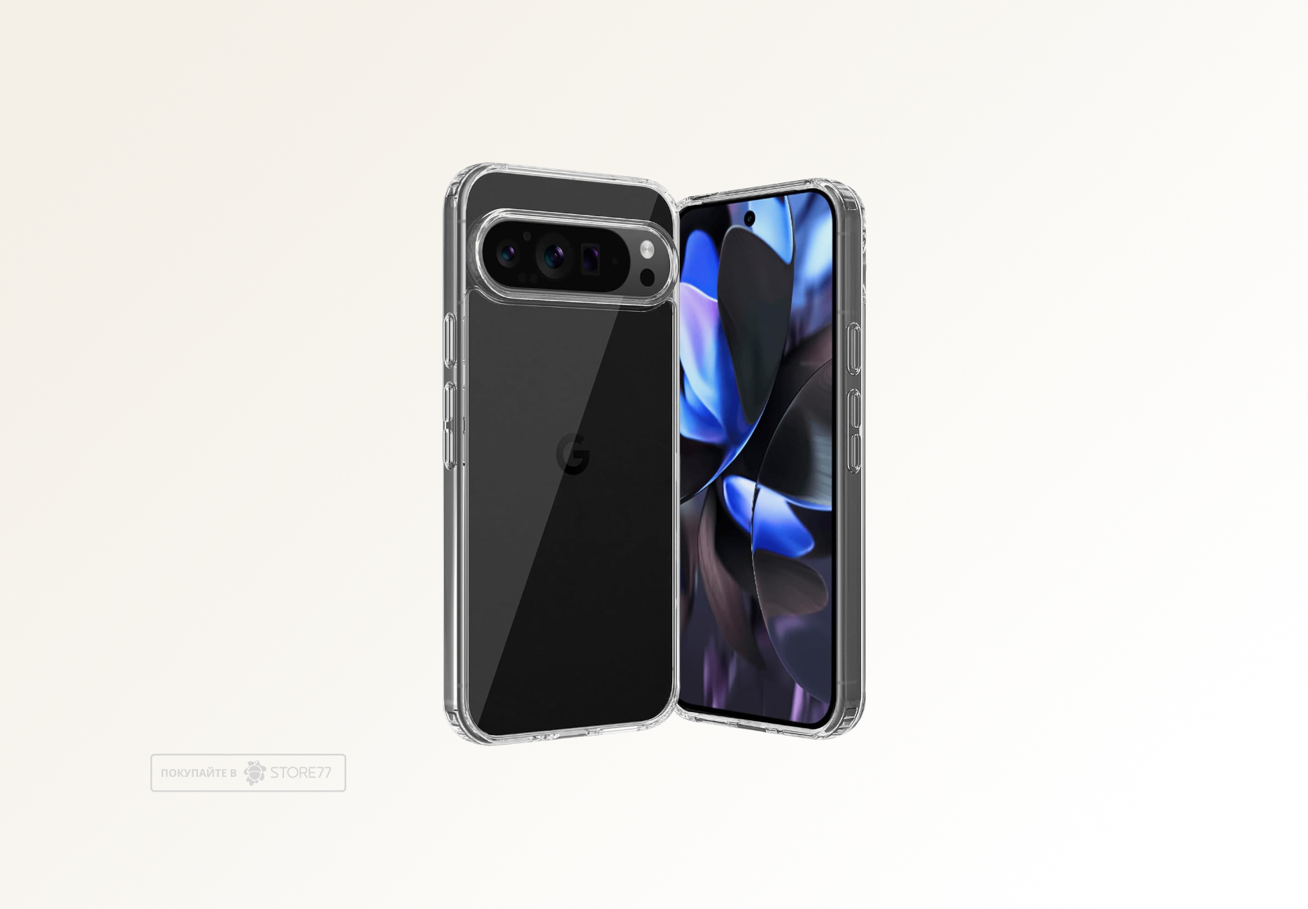 Чехол силиконовый для Google Pixel 9 Pro XL (Прозрачный)