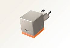 Сетевое зарядное устройство VLP Neo 45Вт USB-C (Янтарно-серый)