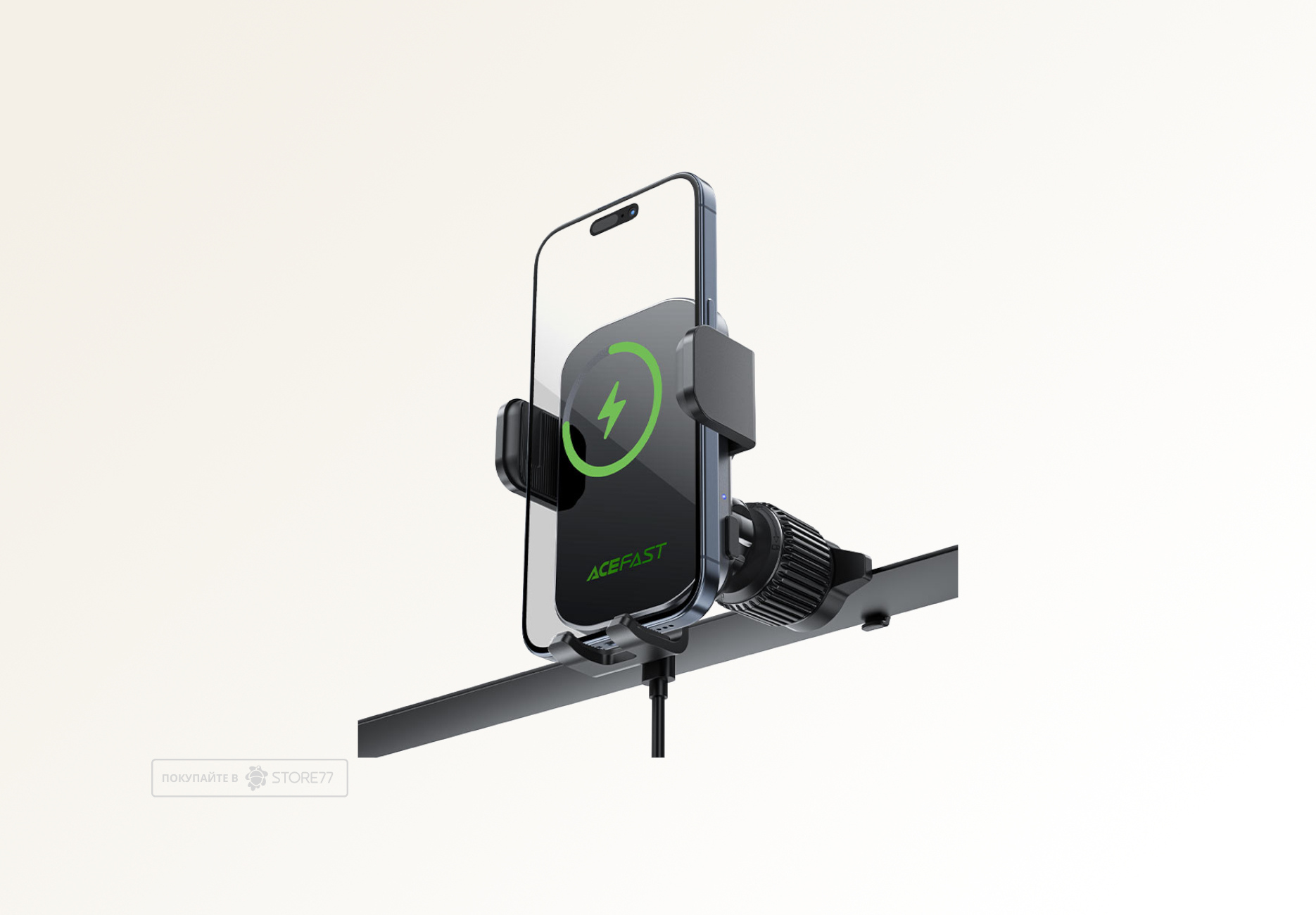 Автомобильный держатель ACEFAST Wireless D52 с электрическим зажимом (Черный)