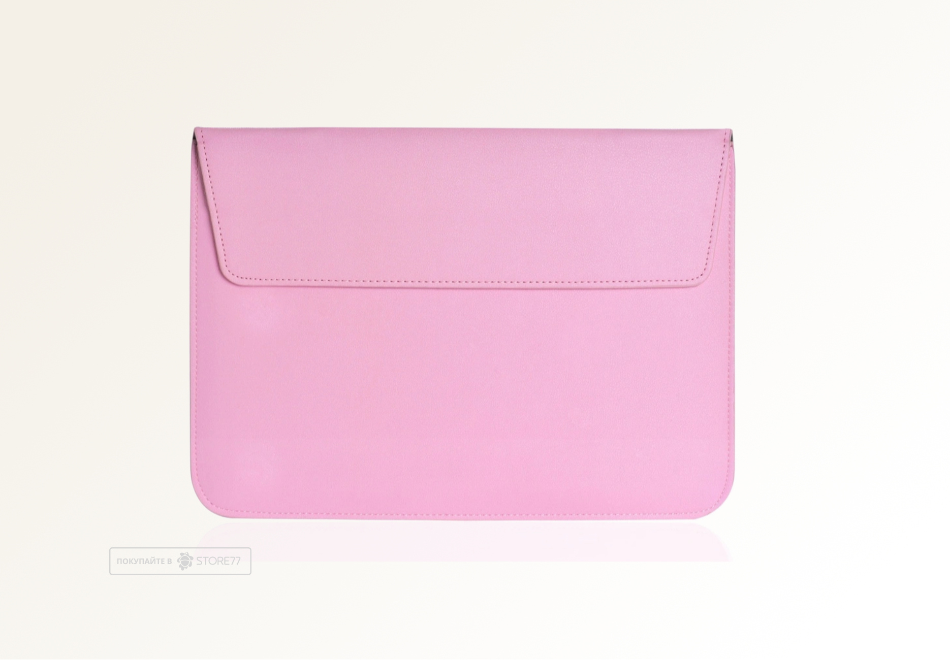 Чехол-конверт Gurdini для Macbook 13-14", экокожа (Розовый)
