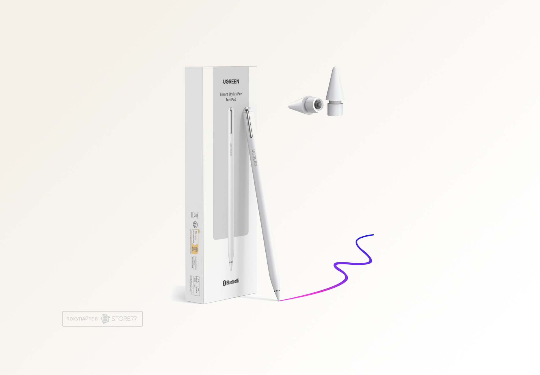 Стилус Ugreen Smart Stylus Pen для iPad (LP452)