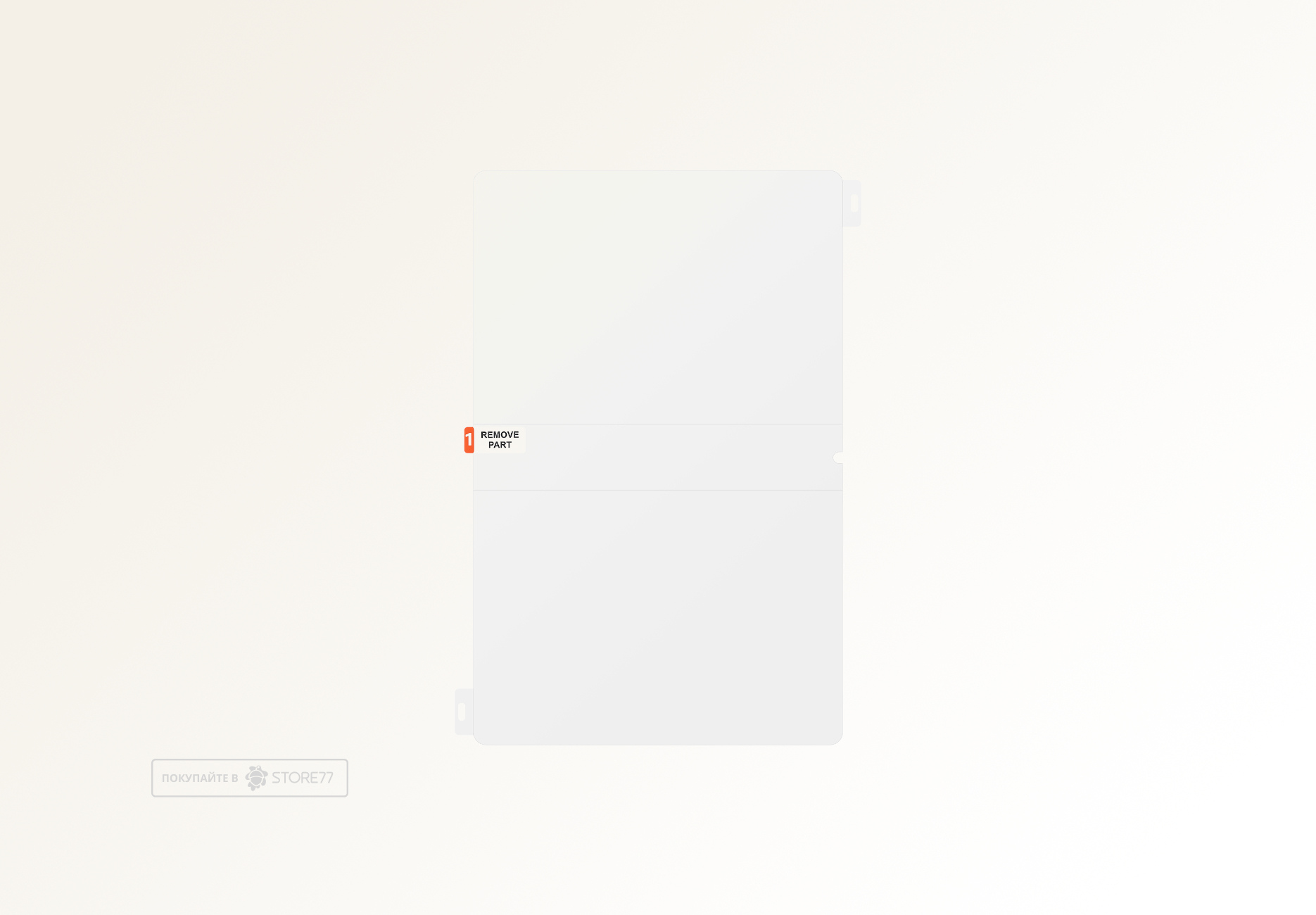 Защитная пленка Samsung для планшета Galaxy Tab S9+ (Прозрачная)