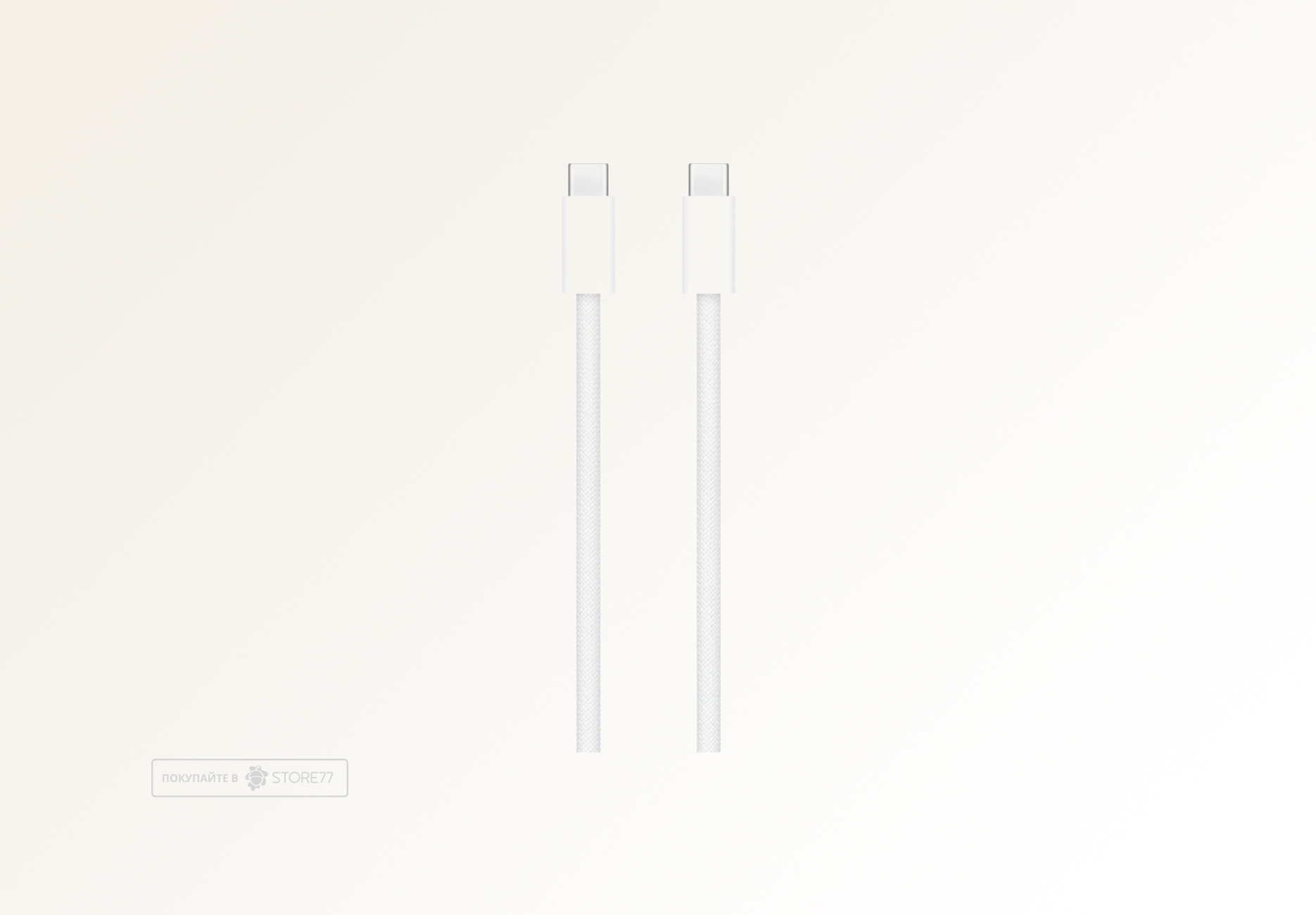 Кабель Apple USB-C - USB-C Cable 240W 2m, плетеный (Белый)