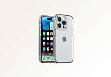 Чехол Gurdini Alba Series для iPhone 15 Pro (Прозрачный)