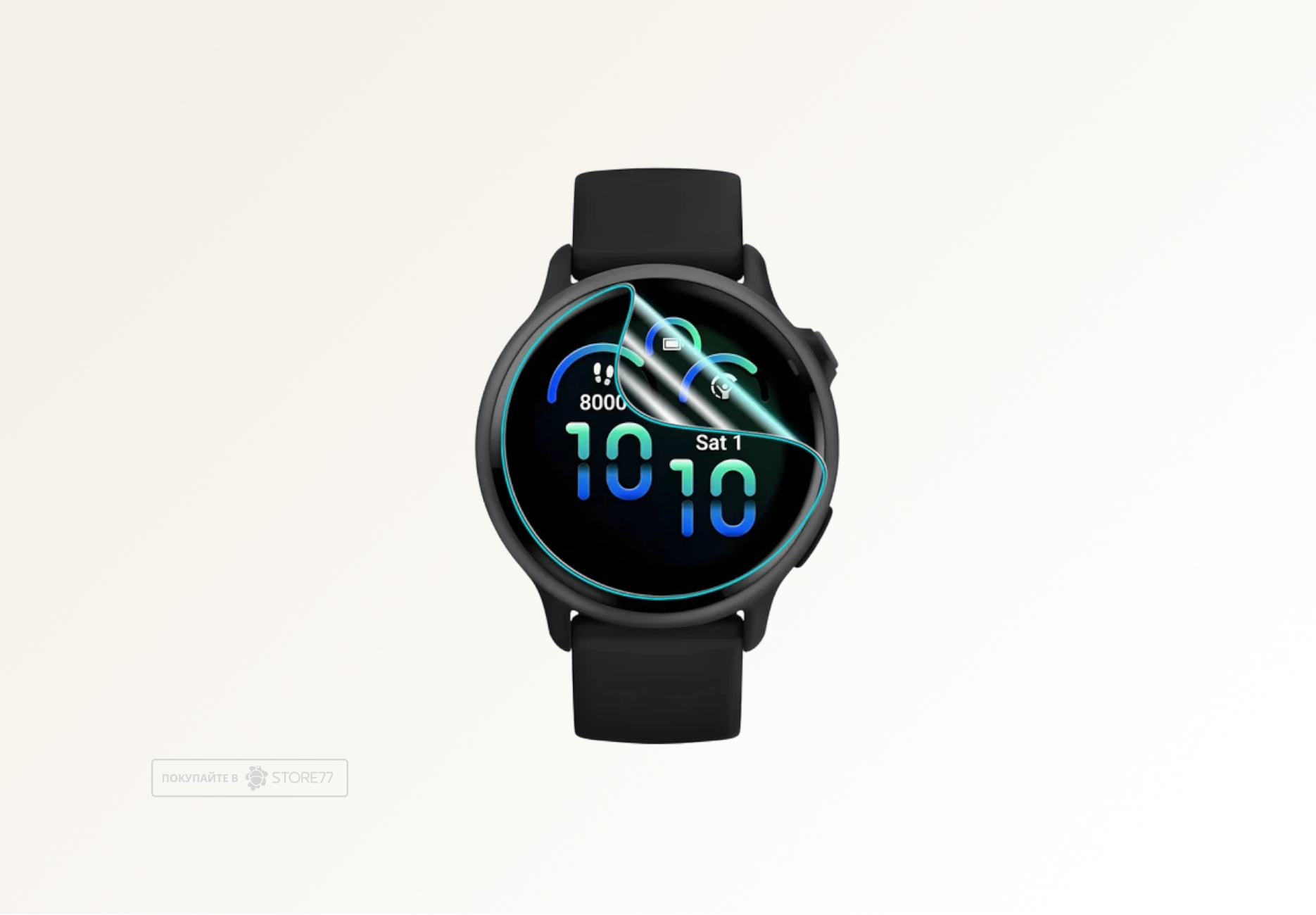 Гидрогелевая пленка для Garmin VIVOACTIVE 6, 42 мм (Глянцевая)