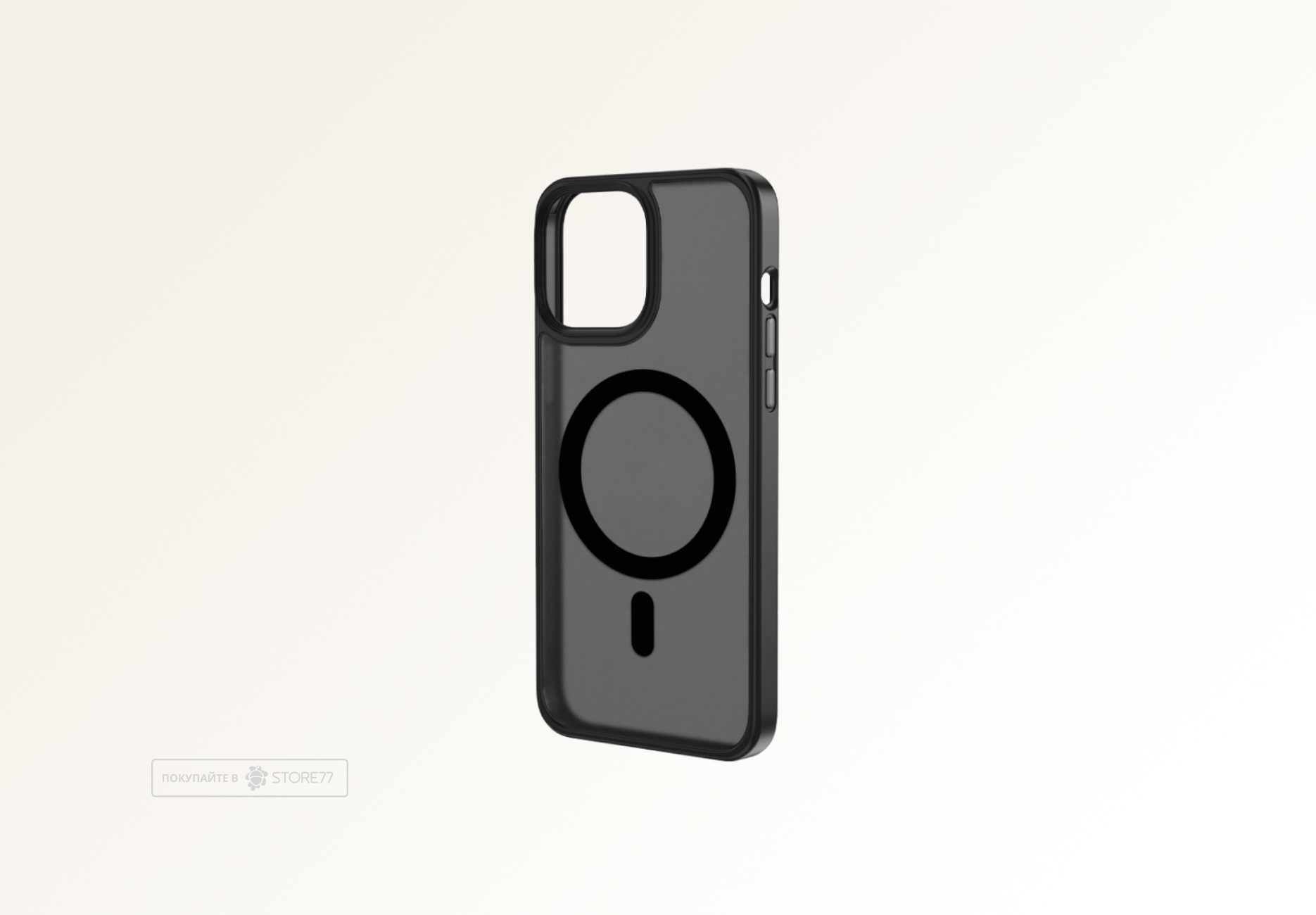 Чехол Gurdini Shockproof для iPhone 14/13 противоударный с Magsafe (Черный)