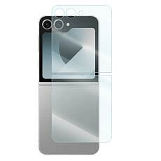 Защитная пленка для внешнего экрана Samsung Galaxy Z Flip6, 2в1 (Глянцевая)