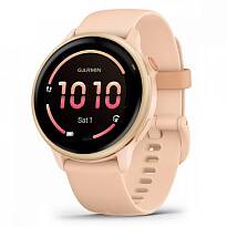 Умные часы Garmin VIVOACTIVE 6 42mm (Pink Dawn)