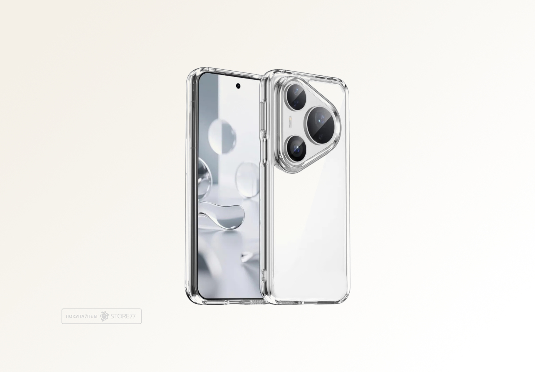 Чехол силиконовый для Huawei Pura 80 Pro (Прозрачный)