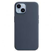 Чехол Protect для iPhone 14 Plus Silicon Case (Storm Blue)
