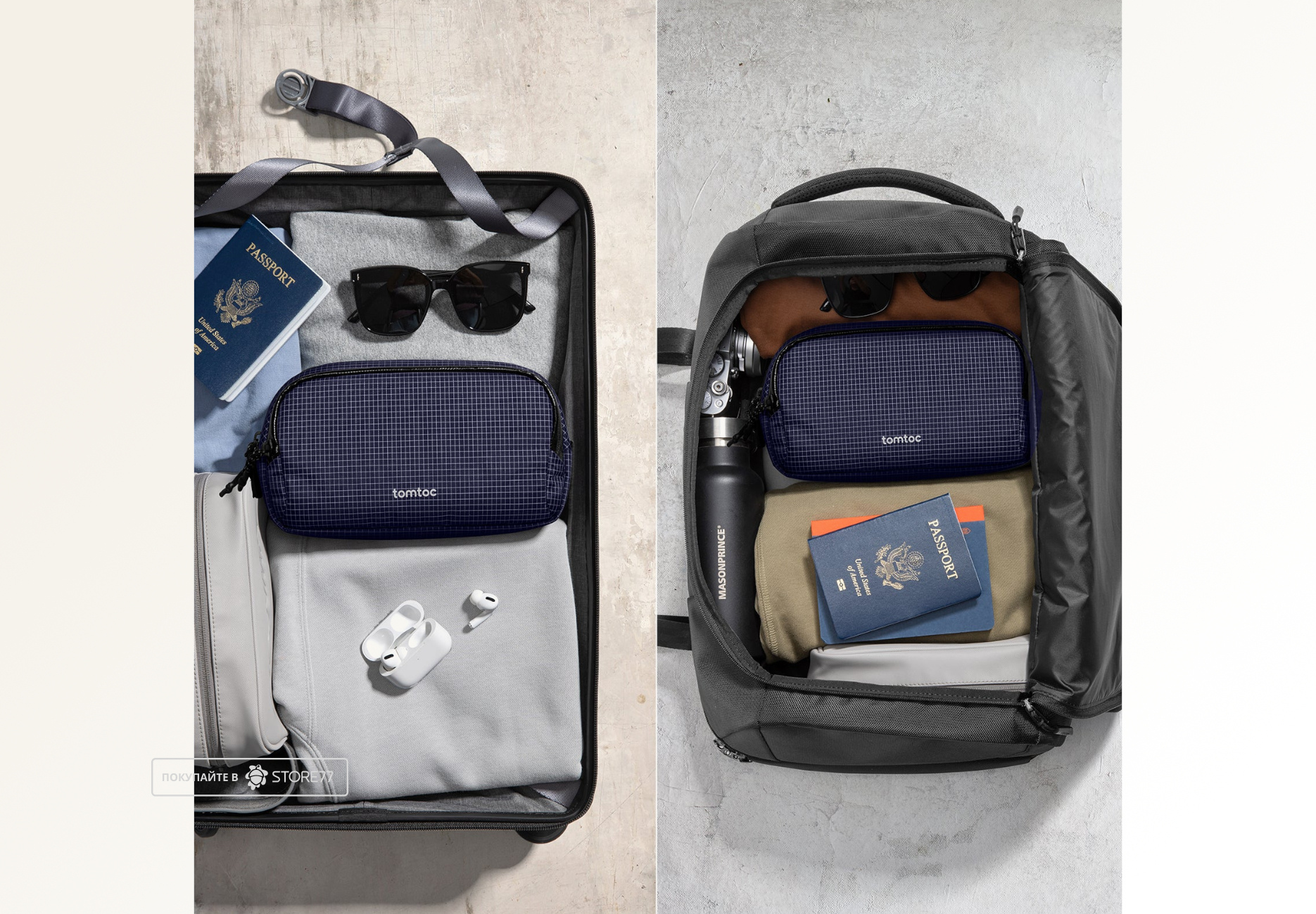 Сумка Tomtoc Light-T12 1.8L (Navy Blue)