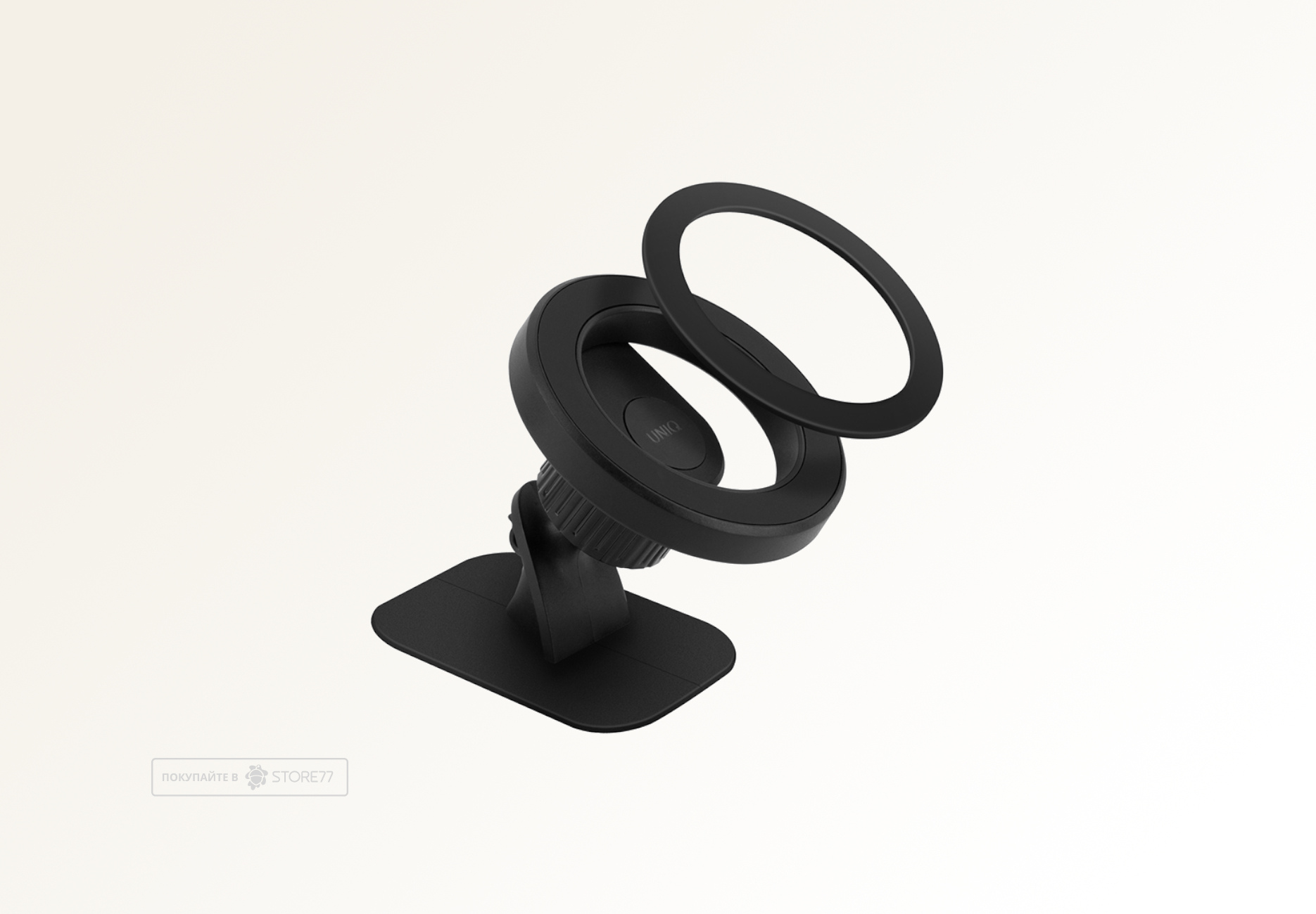 Автомобильный держатель Uniq TRELIX Magnetic Dashboard Car (Черный)