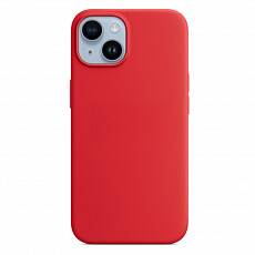 Чехол Protect для iPhone 14 Plus Magsafe Silicon Case (PRODUCT RED)